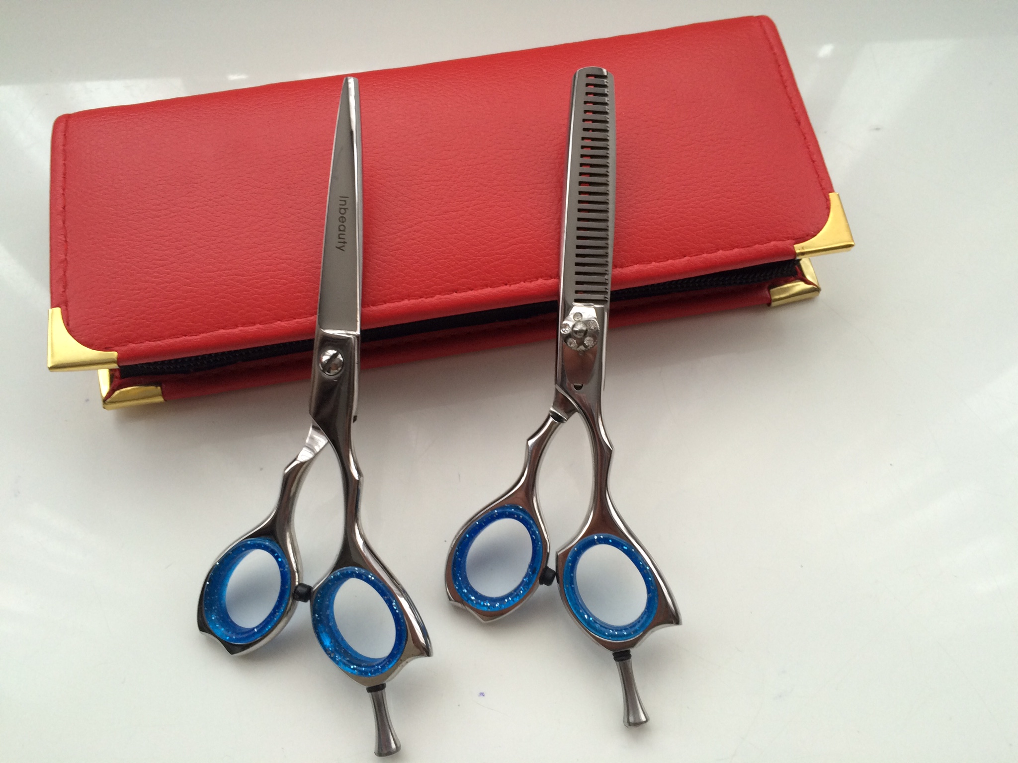 hair dressing scissor set stainless steel 5.5inch