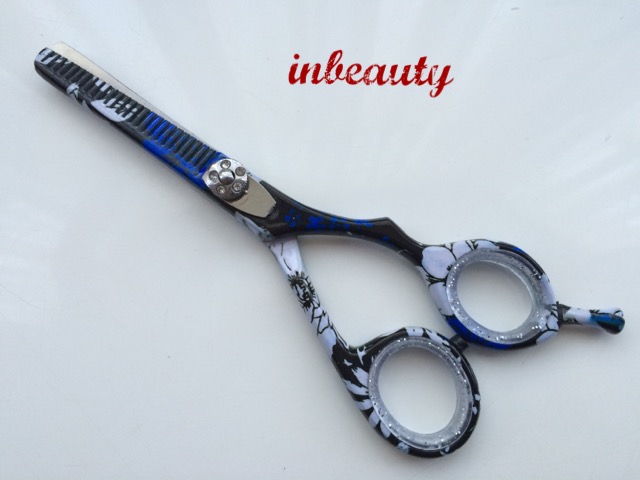 hair dressing thinning scissors 5.5inch forest print